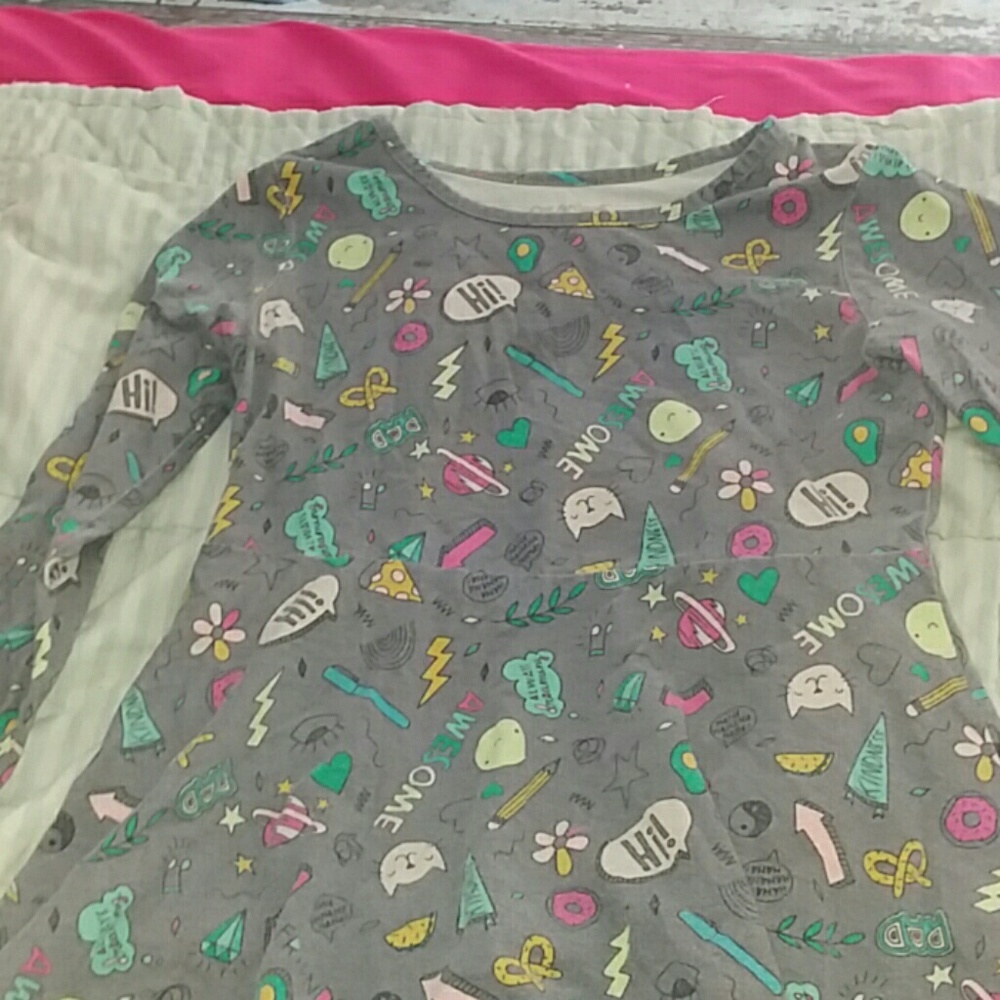 Cat & Jack grey dress/shirt